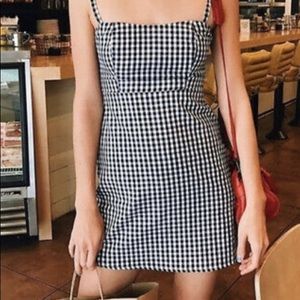 Brandy Melville Gingham Mini Dress OS / XS / S